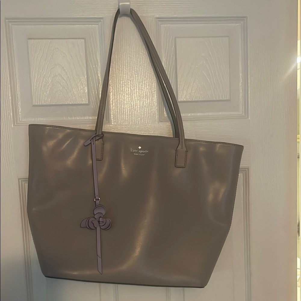 Kate Spade Purple-Gray Tote Bag